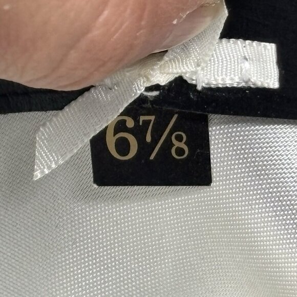 Robert Hall Magill Hat Mfg. Montreal Que Green Genuine Fur Felt Hat 6 7/8 fedora - Picture 7 of 16